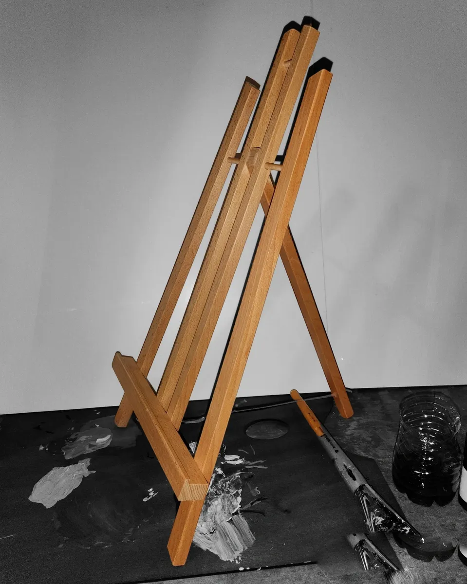 Wooden Easel Stock Photo - Download Image Now - Easel, Artist's